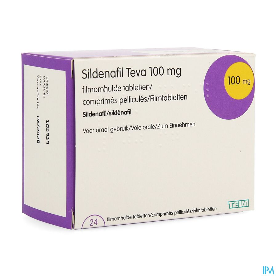 Sildenafil Teva 100mg Filmomh Tabl 24 X 100mg Pip Sildenafil Teva 100mg Filmomh Tabl 24 X 100mg Pip