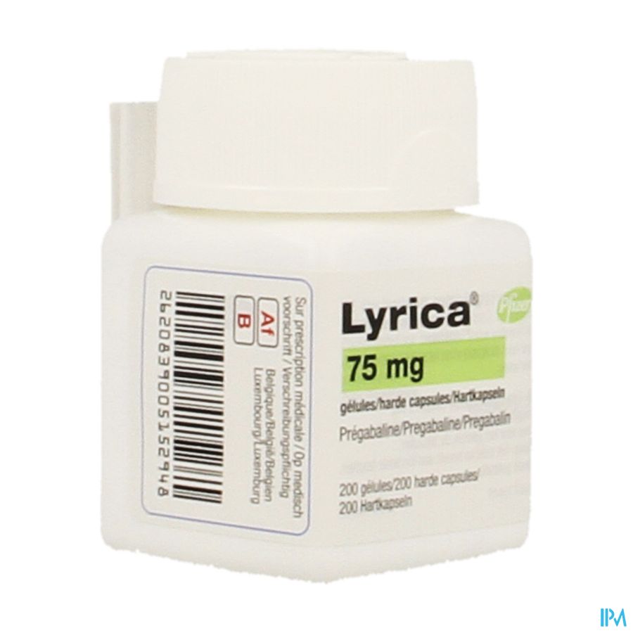 Lyrica 75mg Harde Caps 200 X 75mg Lyrica 75mg Harde Caps 200 X 75mg