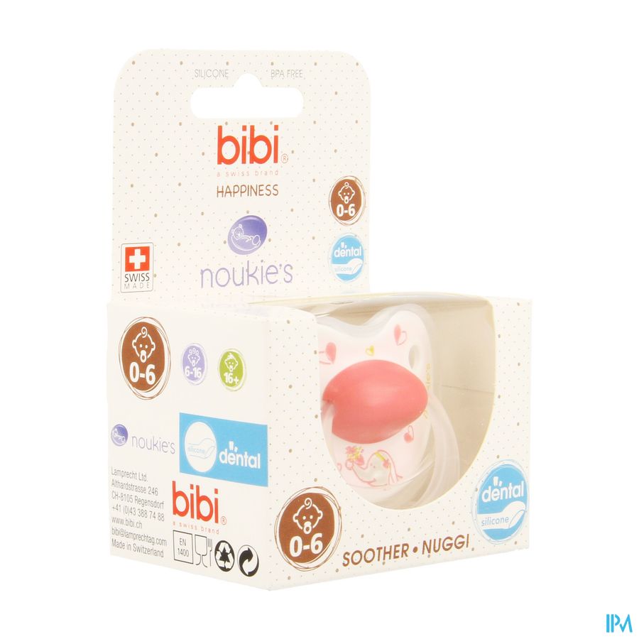 Bibi Fopspeen Hp Dental Noukie Anna&pili 0-6m Bibi Fopspeen Hp Dental Noukie Anna&pili 0-6m