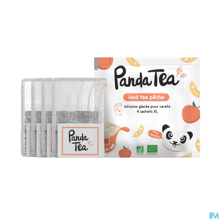 Panda Iced Tea Peche Xl Sach 4x32g Panda Iced Tea Peche Xl Sach 4x32g
