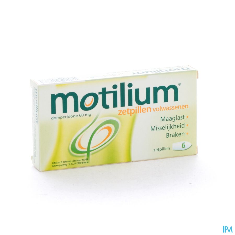 Motilium Supp Ad 6 X 60mg Motilium Supp Ad 6 X 60mg