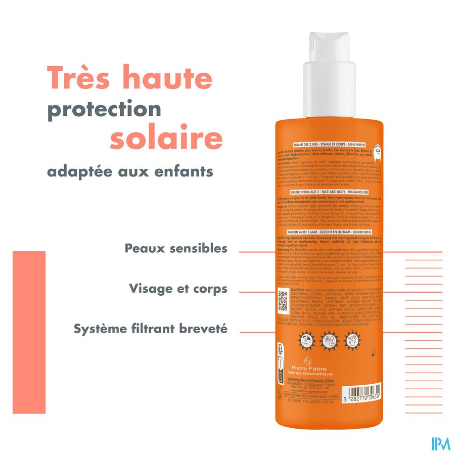 Avene Zon Spf50+ Spray Familie 400ml 7