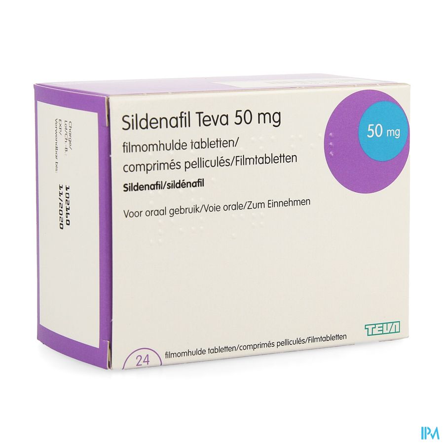 Sildenafil Teva 50mg Filmomh Tabl 24 X 50mg Pip Sildenafil Teva 50mg Filmomh Tabl 24 X 50mg Pip