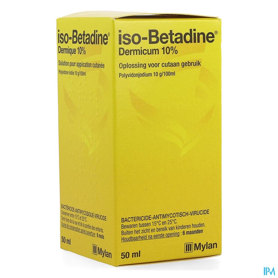 Iso Betadine Dermicum 10% Opl Fl 50ml Iso Betadine Dermicum 10% Opl Fl 50ml