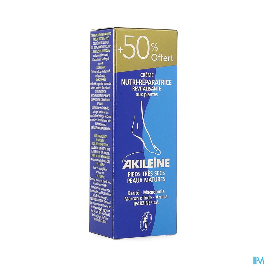 Akileine Herst. Cr Zeer Droge Voet. 75ml Promo-50% Akileine Herst. Cr Zeer Droge Voet. 75ml Promo-50%