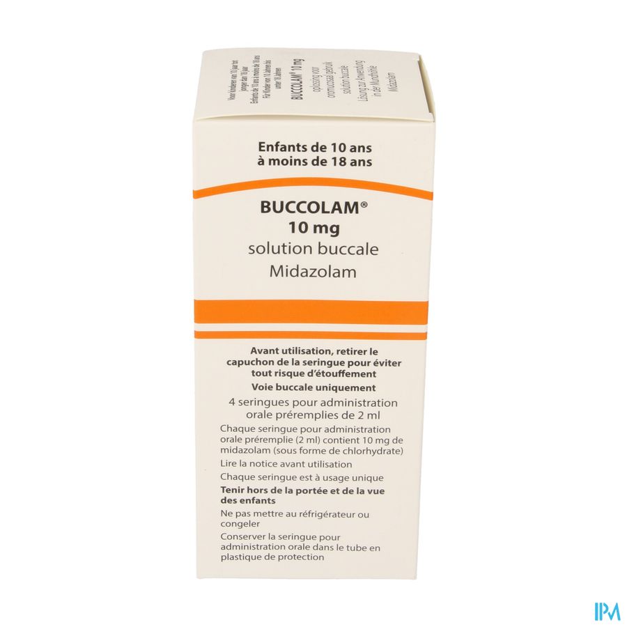 Buccolam 10,0mg Sol Bucc 4 Ser Dos Prerempl 2,0ml Buccolam 10,0mg Sol Bucc 4 Ser Dos Prerempl 2,0ml