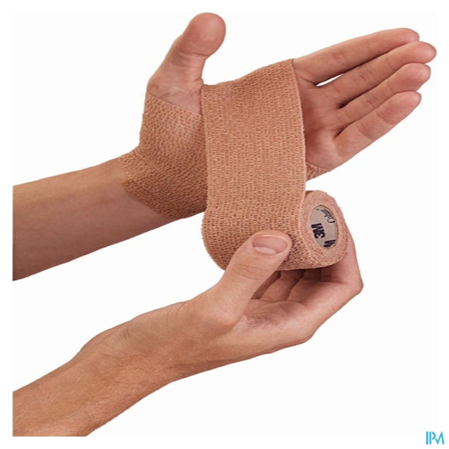 Nexcare Athletic Wrap Zelfklev. Beige 5cmx2,5m 1 4