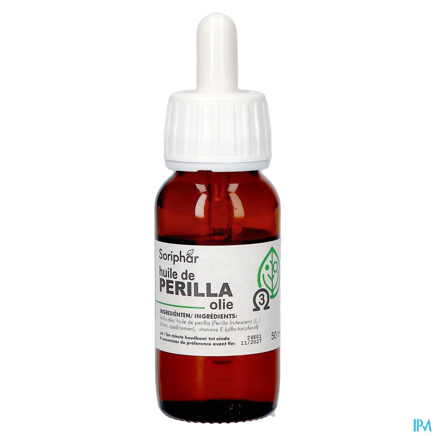 Soria Huile Perilla Omega 3 Vegan 50ml 9