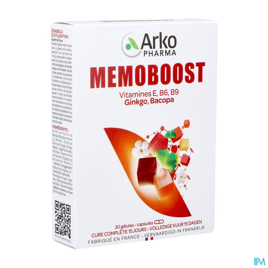 Memoboost Gingko Bacopa Caps 30 2