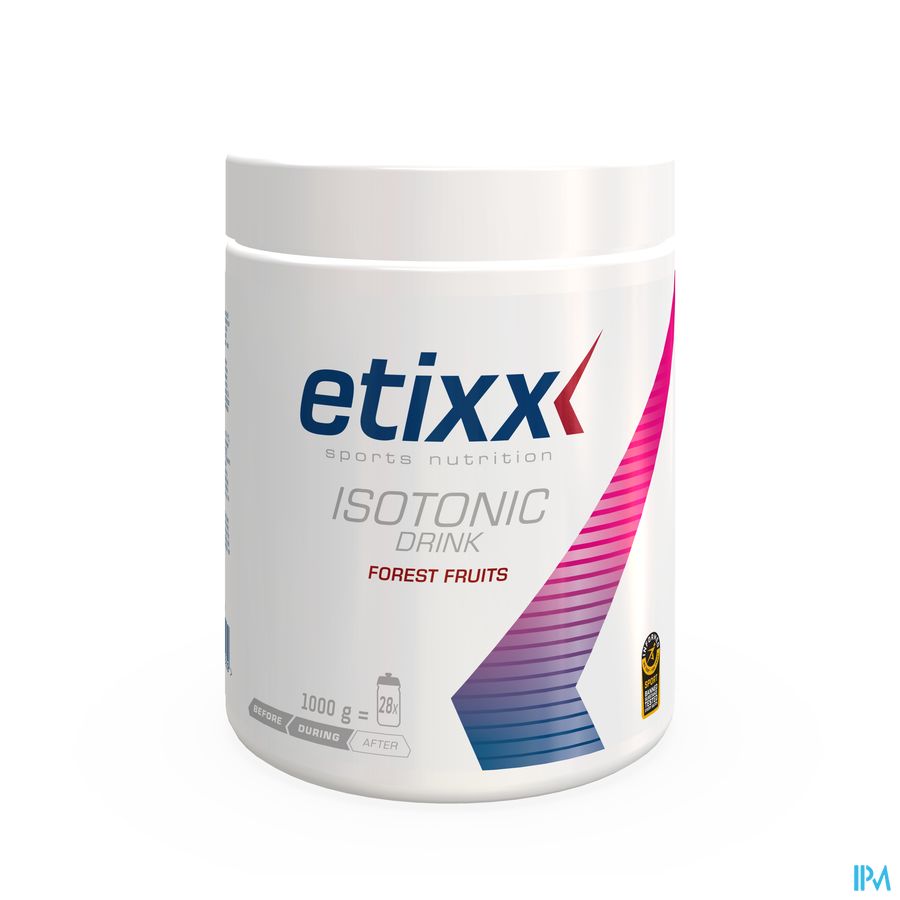 Etixx Isotonic Forest Fruit Pdr Pot 1000g 1