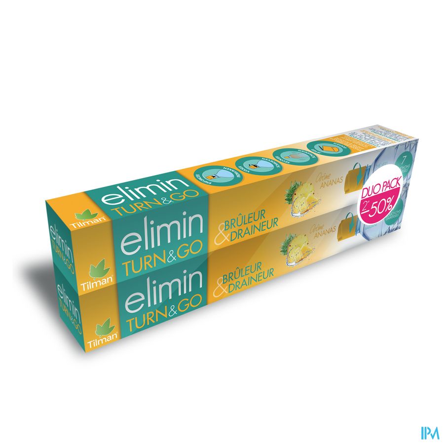 Elimin Turn&go Ananas Duo Pack Bouchons 2x7