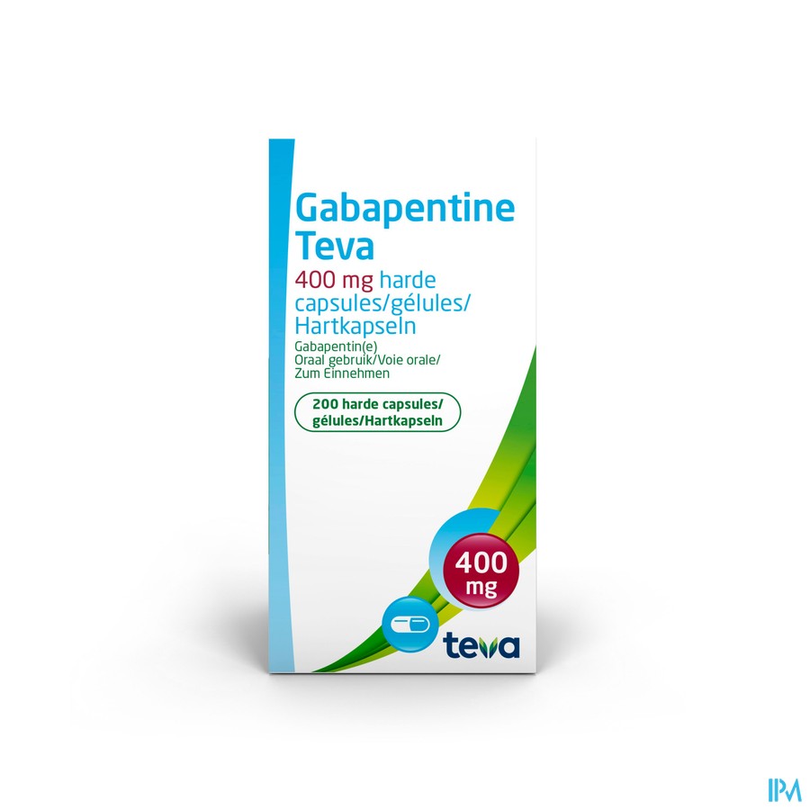 Gabapentine Teva 400mg Caps 200