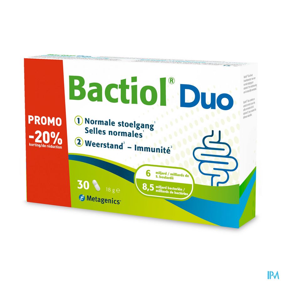 Bactiol Duo Caps 30 Promo -20% Bactiol Duo Caps 30 Promo -20%