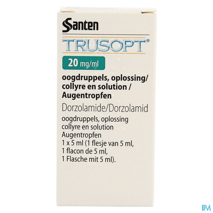 Trusopt Ocumeter Plus 20mg/ml Collyre Sol 5ml 5