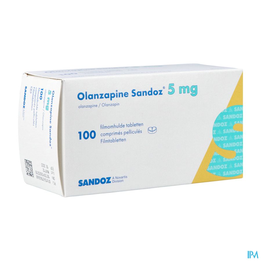 Olanzapine Sandoz 5,0mg Filmomh Tabl 100 Blister