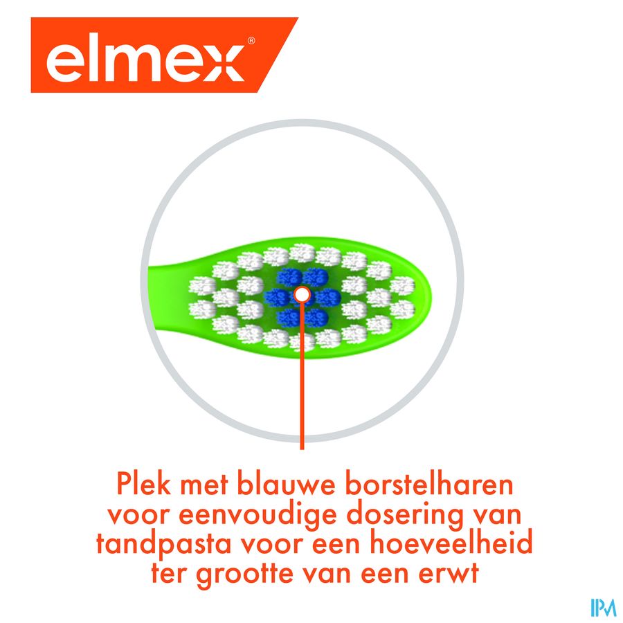 Elmex Tandenborstel Kind Zacht 3-6jaar Duopack 6