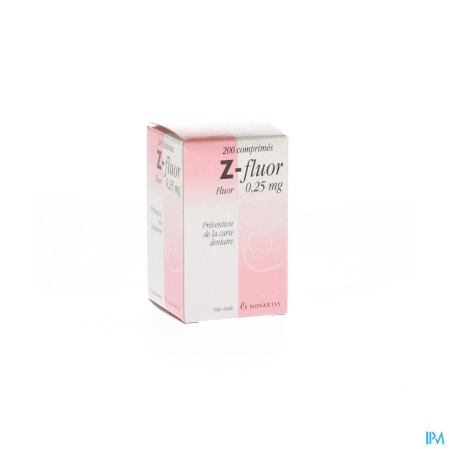 Z Fluor Tabl 200 X 0,25mg Z Fluor Tabl 200 X 0,25mg