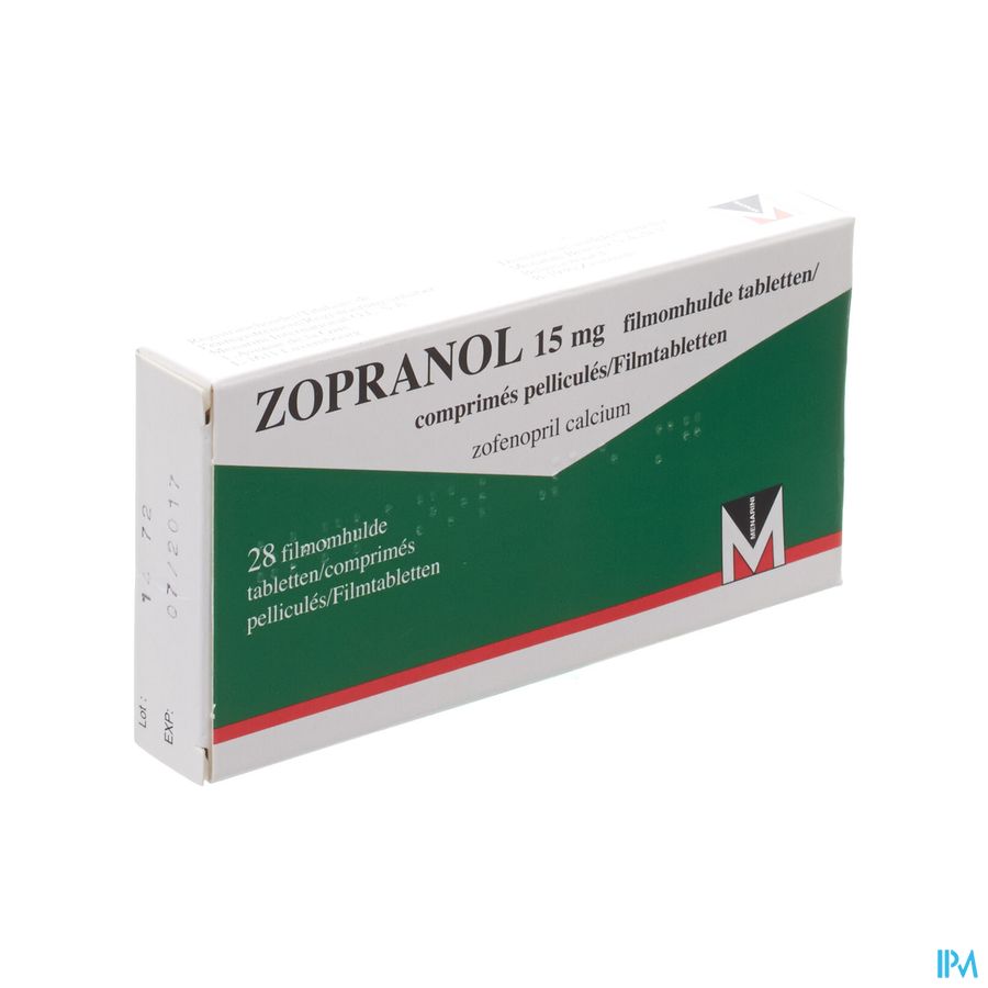 Zopranol 15mg Comp Pell 28 X 15mg Zopranol 15mg Comp Pell 28 X 15mg