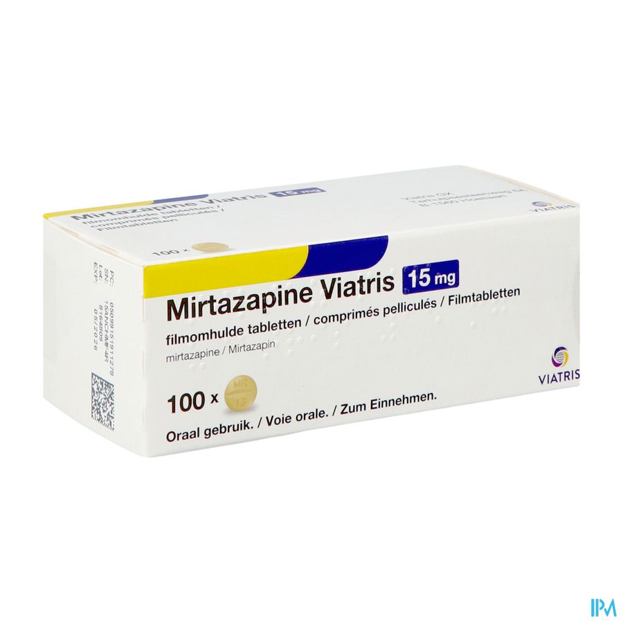 Mirtazapine Viatris 15mg Filmomh Tabl 100 Mirtazapine Viatris 15mg Filmomh Tabl 100