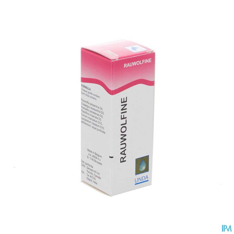 Rauwolfine Gutt 20ml Unda Rauwolfine Gutt 20ml Unda