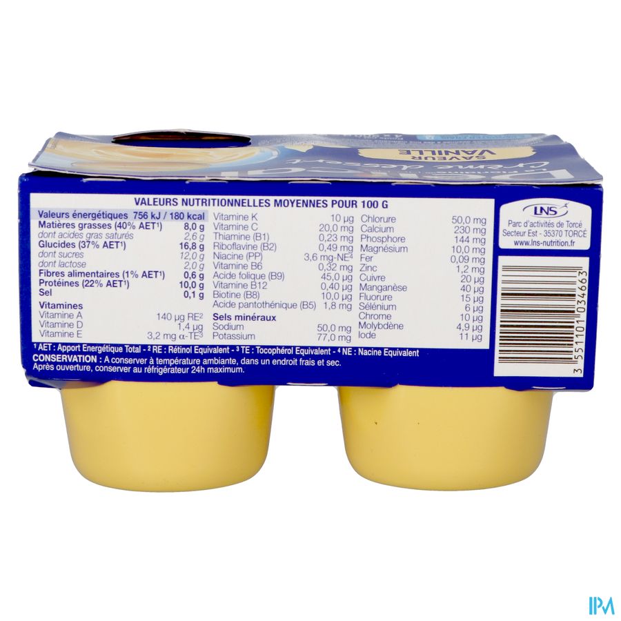 Delical Creme Dessert La Floridine Vanille 4x200g 5