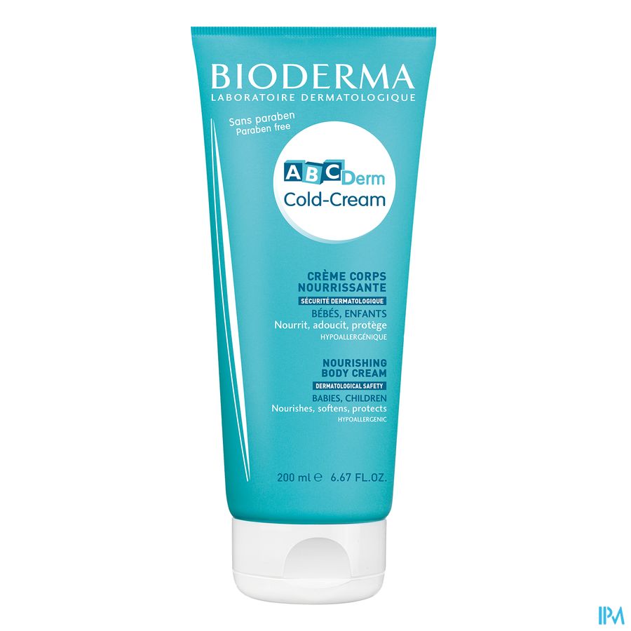 Bioderma Abcderm Cold Cream Lichaam 200ml Bioderma Abcderm Cold Cream Lichaam 200ml