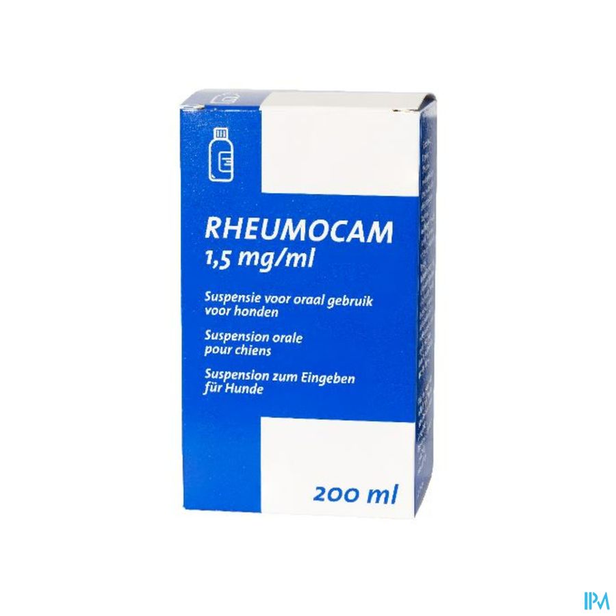 Rheumocam 1,5mg/ml Susp Orale Chien 200ml Rheumocam 1,5mg/ml Susp Orale Chien 200ml