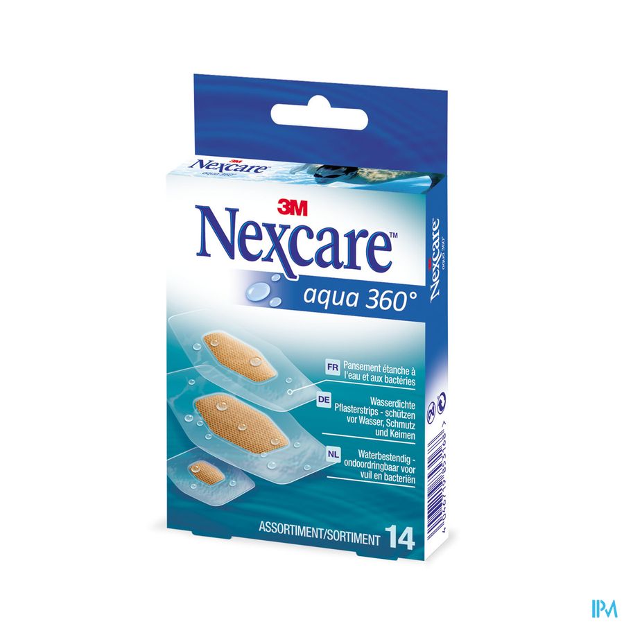Nexcare 3m Aqua 360 Assorted 14