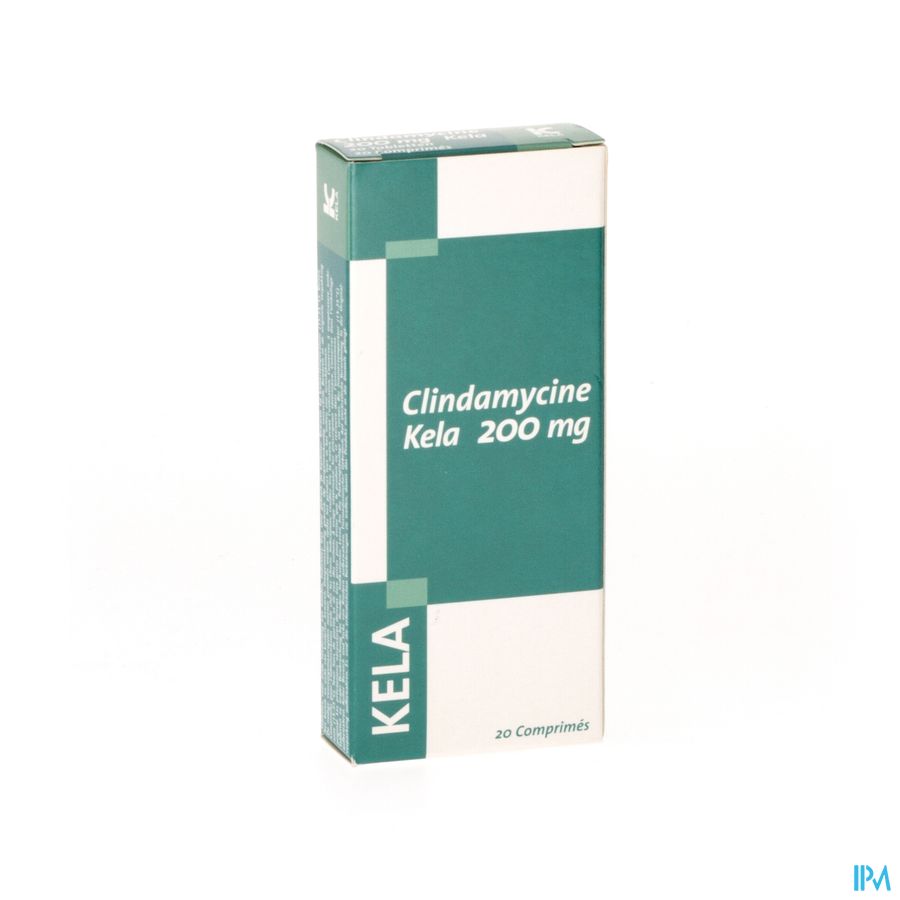 Clindamycine Kela 200mg Tabl 20 X 200mg Clindamycine Kela 200mg Tabl 20 X 200mg
