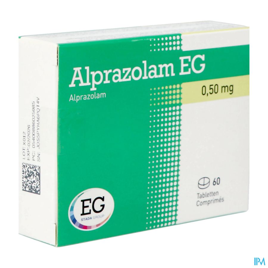 Alprazolam Eg Pi Pharma 0,5mg Tabl 60 Pip