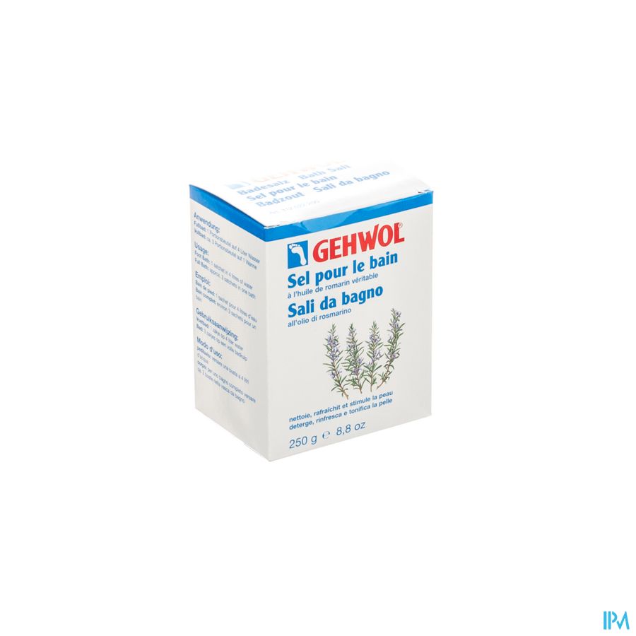 Gehwol Sel Bain Romarin 10x25g Mannavita Gehwol Sel Bain Romarin 10x25g Mannavita