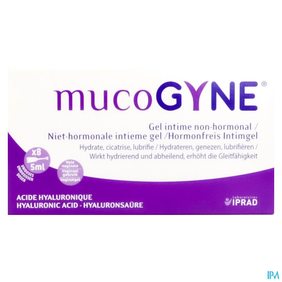 Mucogyne Intieme Gel N/hormonaal Unidose 8x5ml 2