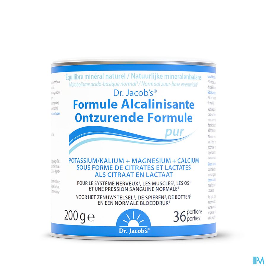 Formule Alcalinisante Pur Pdr 200g Formule Alcalinisante Pur Pdr 200g
