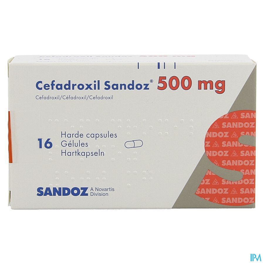 Cefadroxil 500mg Sandoz Caps 16x500mg 2