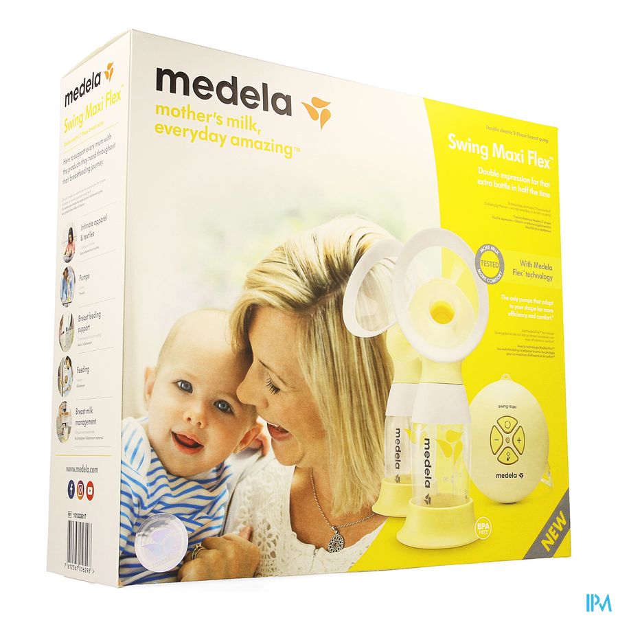 MEDELA BORSTKOLF SWING FLEX MAXI 1 ST