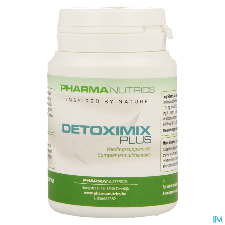 Detoximix Plus Pot Caps 60 Pharmanutrics 1