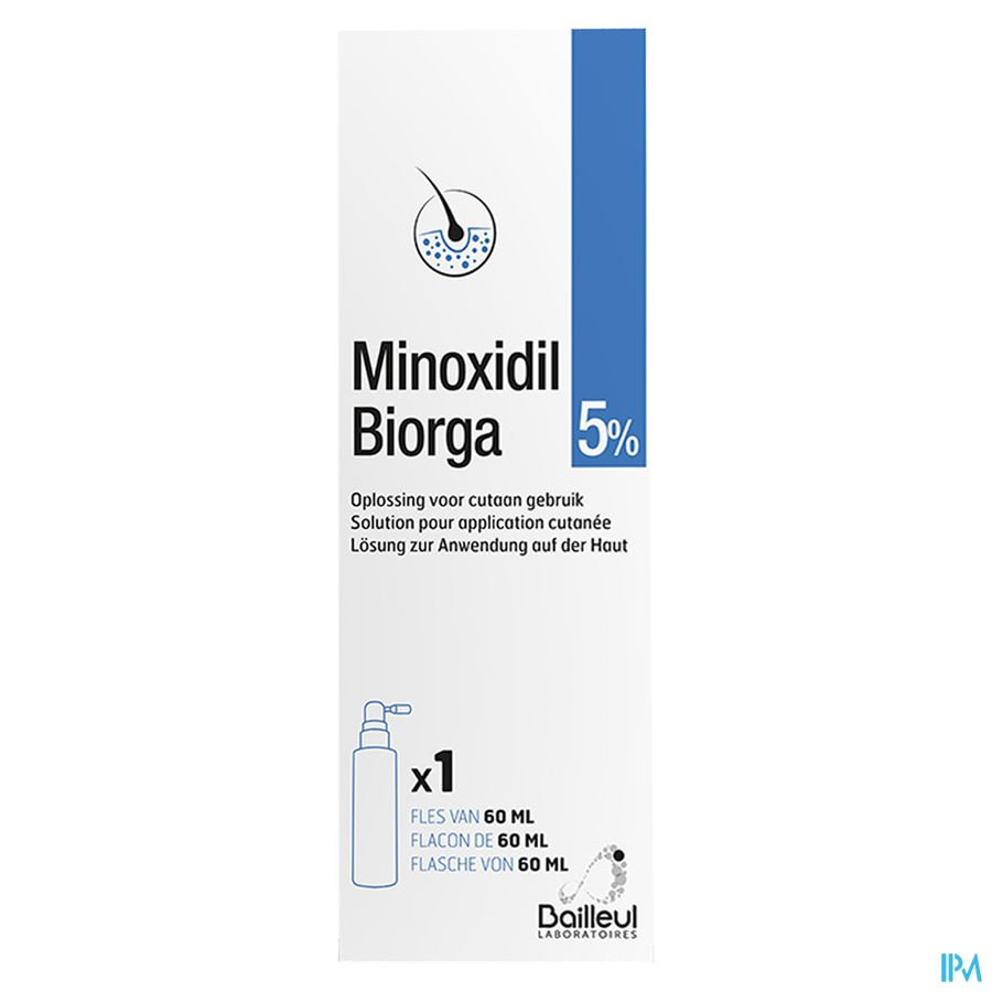 Minoxidil Biorga 5% Opl Cutaan Koffer Fl 1x60ml 6