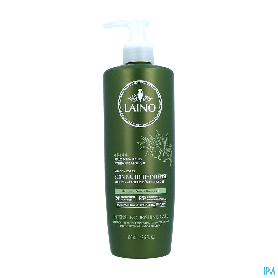 Laino Lait Nutritif Intense Olive Fl Pompe 400ml Laino Lait Nutritif Intense Olive Fl Pompe 400ml