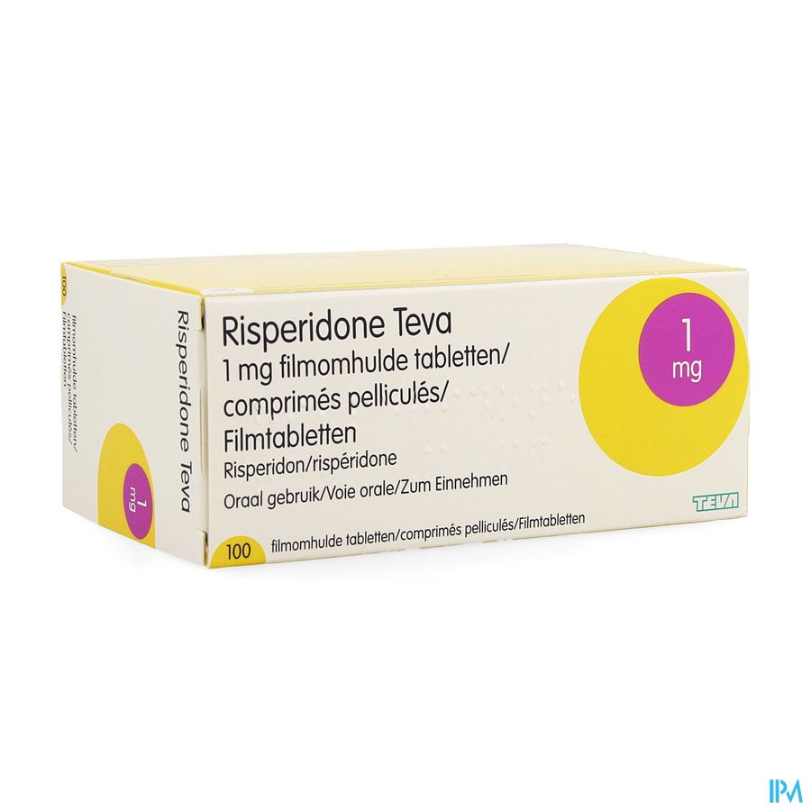 Risperidone Teva 1mg Comp 100 Risperidone Teva 1mg Comp 100