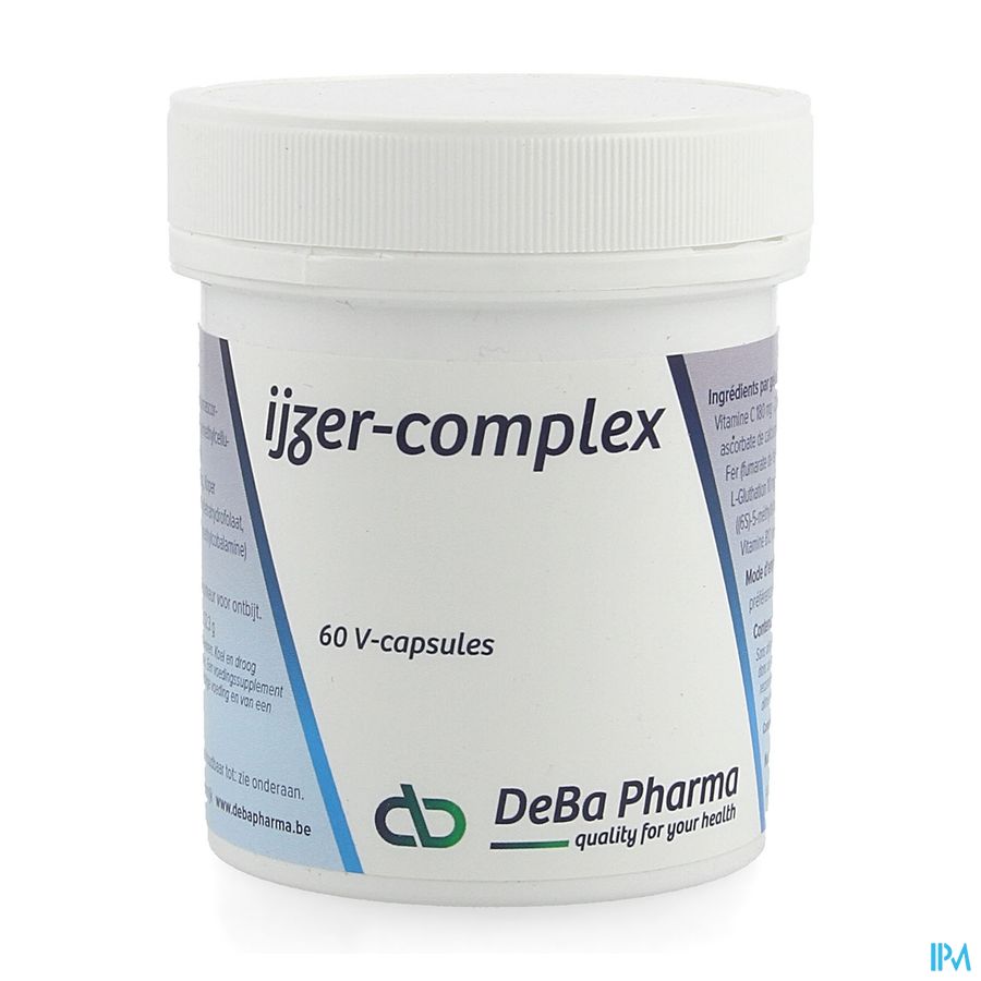Fer Complex Vegetat. Caps 60x25mg Deba 2