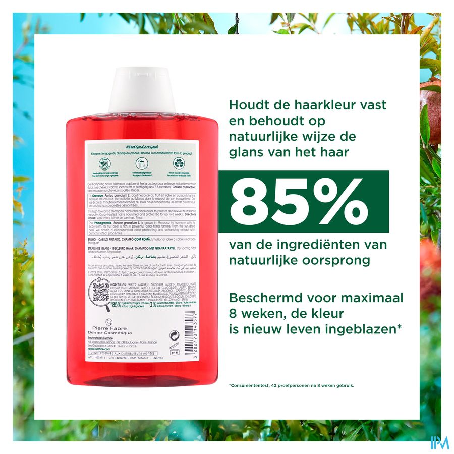 Klorane Capil. Sh Granaatappel 400ml 12