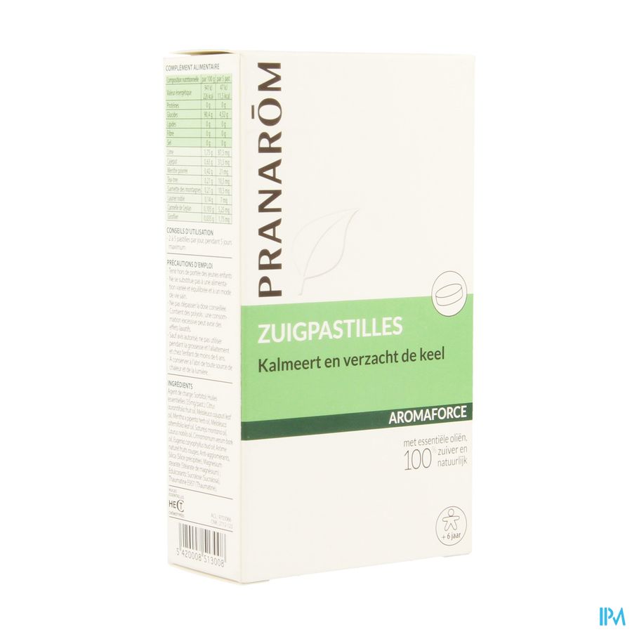 Aromaforce Ess Olie Blister Zuigtabletten 3x7 Aromaforce Ess Olie Blister Zuigtabletten 3x7