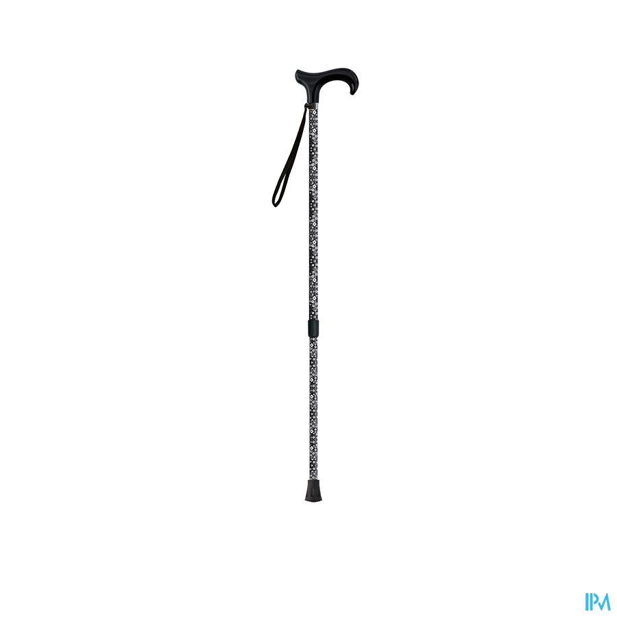Sanico Canne Marche Rby Fleur Noir/blanc Mq 540 Sanico Canne Marche Rby Fleur Noir/blanc Mq 540