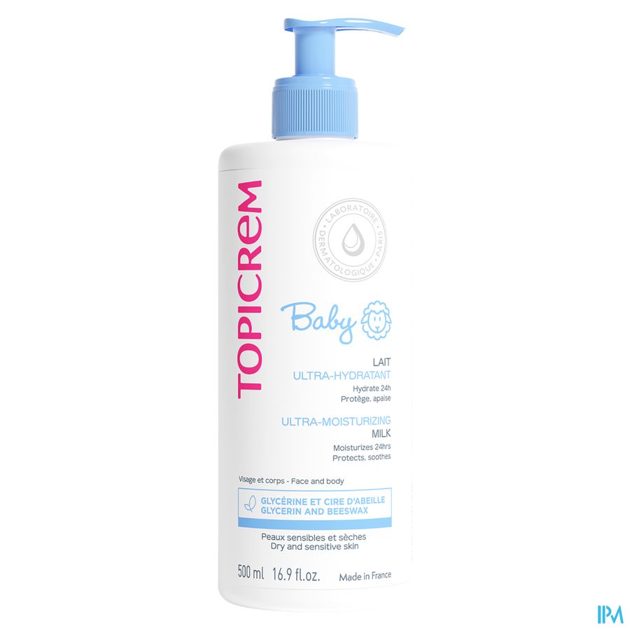 Topicrem Baby Ultrahydraterende Melk 500ml 3