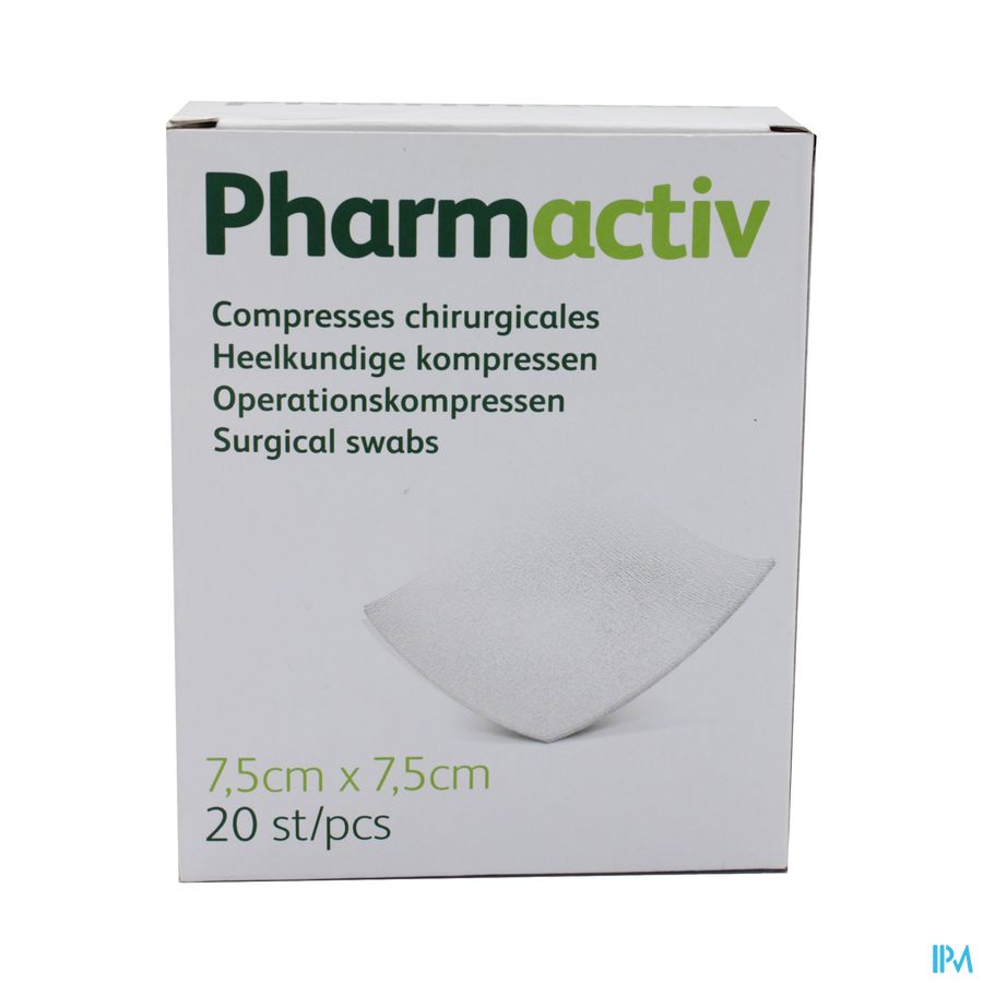 Careway Steriele Kompressen 8pl 7,5x7,5cm 20 Careway Steriele Kompressen 8pl 7,5x7,5cm 20