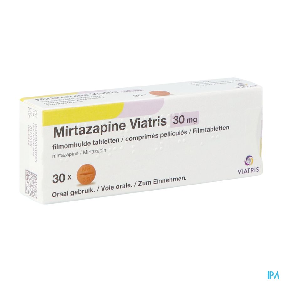 Mirtazapine Viatris 30mg Tabl 30 Mirtazapine Viatris 30mg Tabl 30