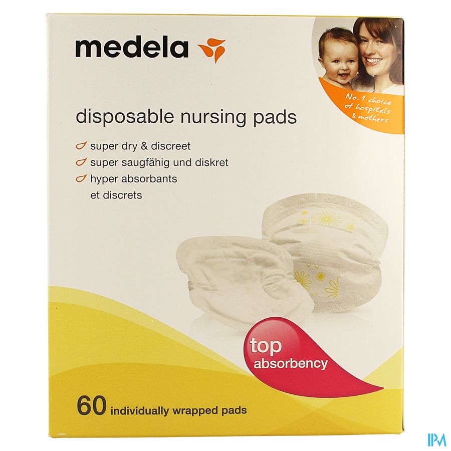 Medela Compresses Allaitement 60 0080373 4