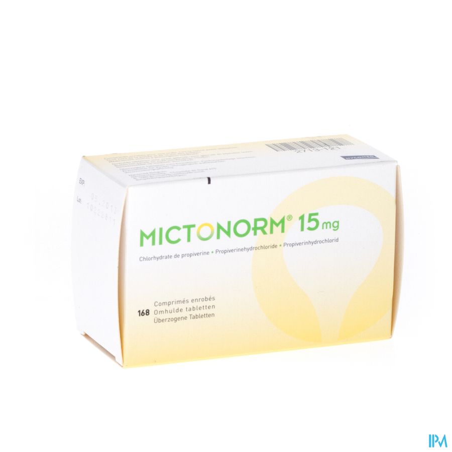 Mictonorm 15mg Omhulde Tabl 168 1