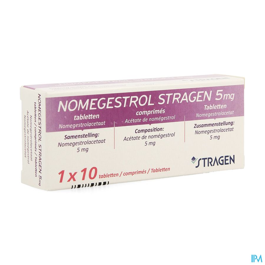 Nomegestrol Stragen 5mg Comp 10 X 5mg