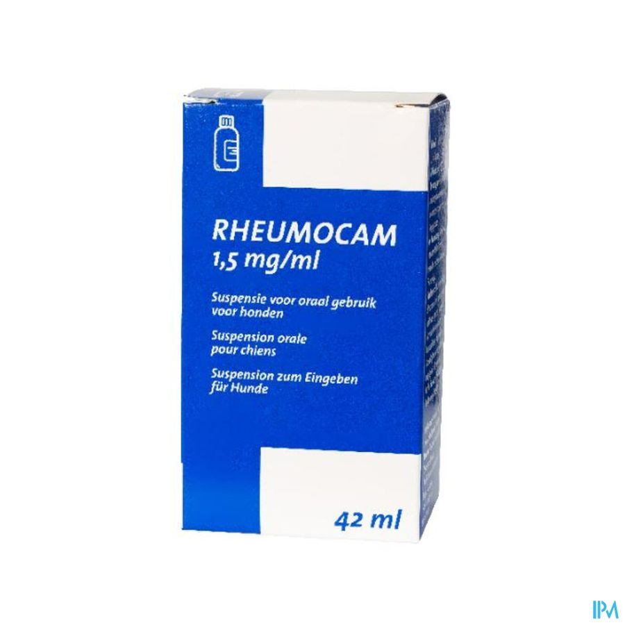 Rheumocam 1,5mg/ml Orale Susp Hond 42ml Rheumocam 1,5mg/ml Orale Susp Hond 42ml
